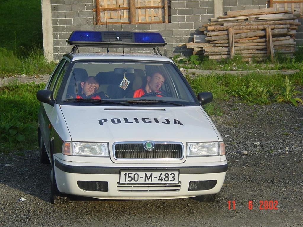 Bosanski policisti na delu